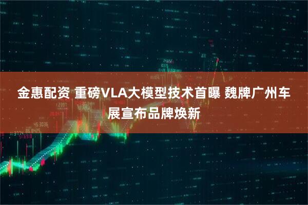 金惠配资 重磅VLA大模型技术首曝 魏牌广州车展宣布品牌焕新