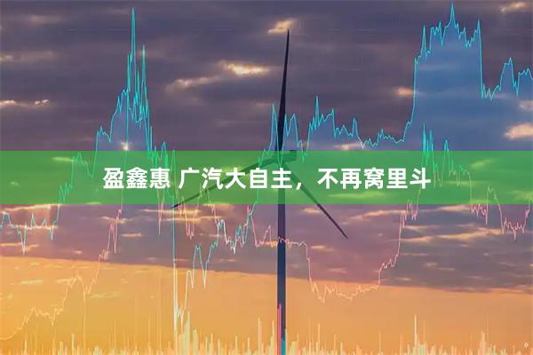 盈鑫惠 广汽大自主，不再窝里斗